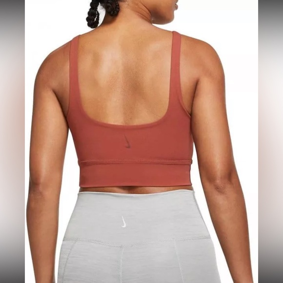 NWOT Nike Yoga Luxe Infinalon Crop Tank Top - Picture 2 of 5